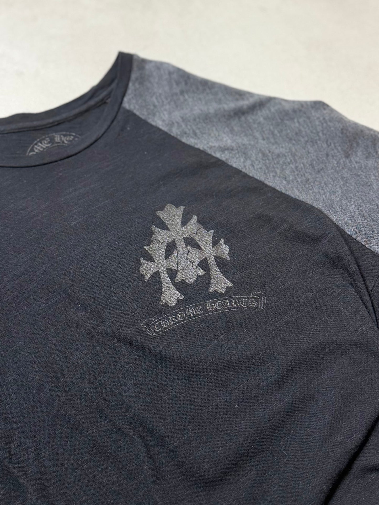 Chrome Hearts Cemetery Cross Raglan Long Sleeve T-shirt セメタリークロスラグラン