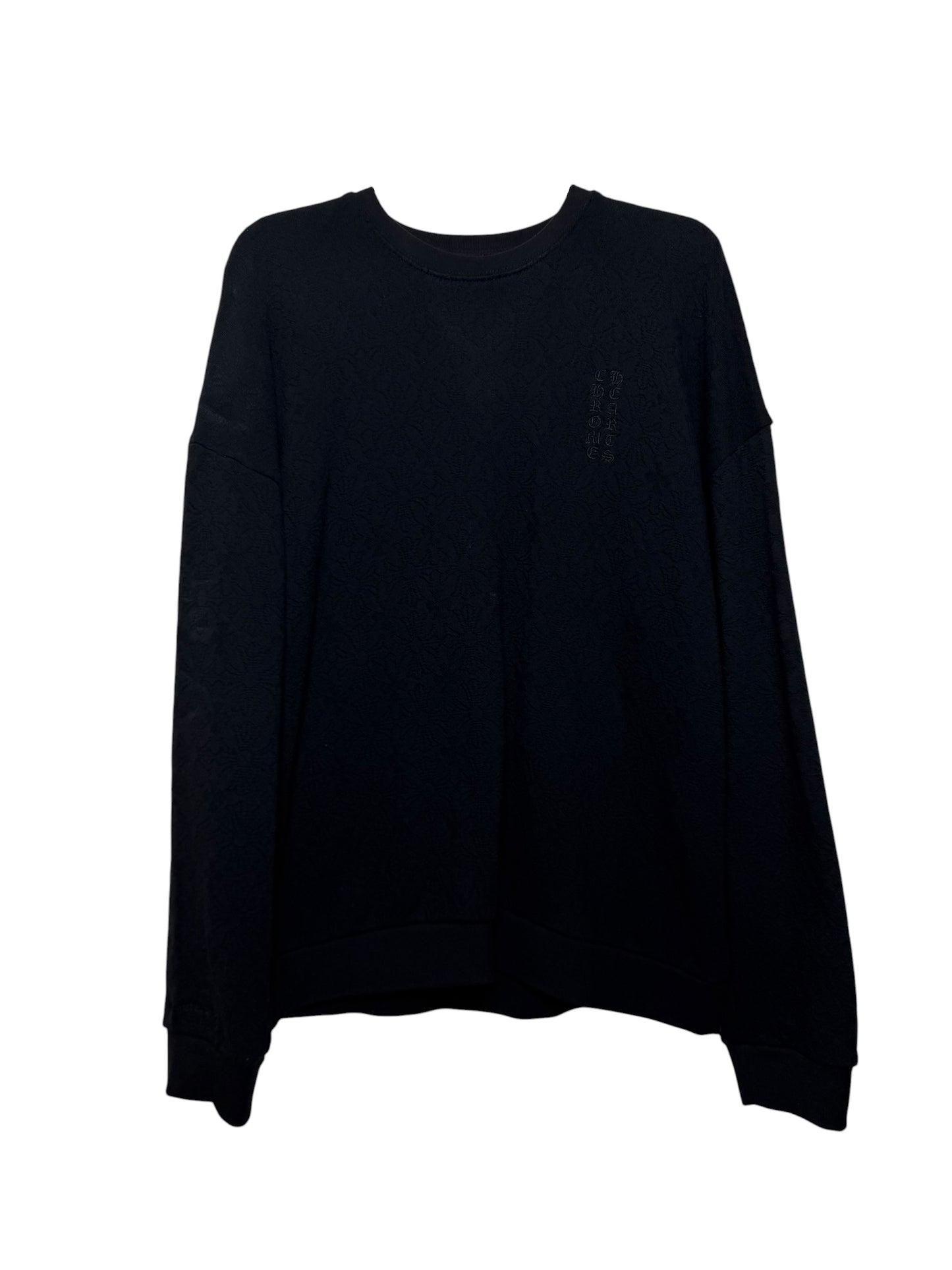 Chrome Hearts Y NOT CHプラスジャガードクルーネックスウェット M