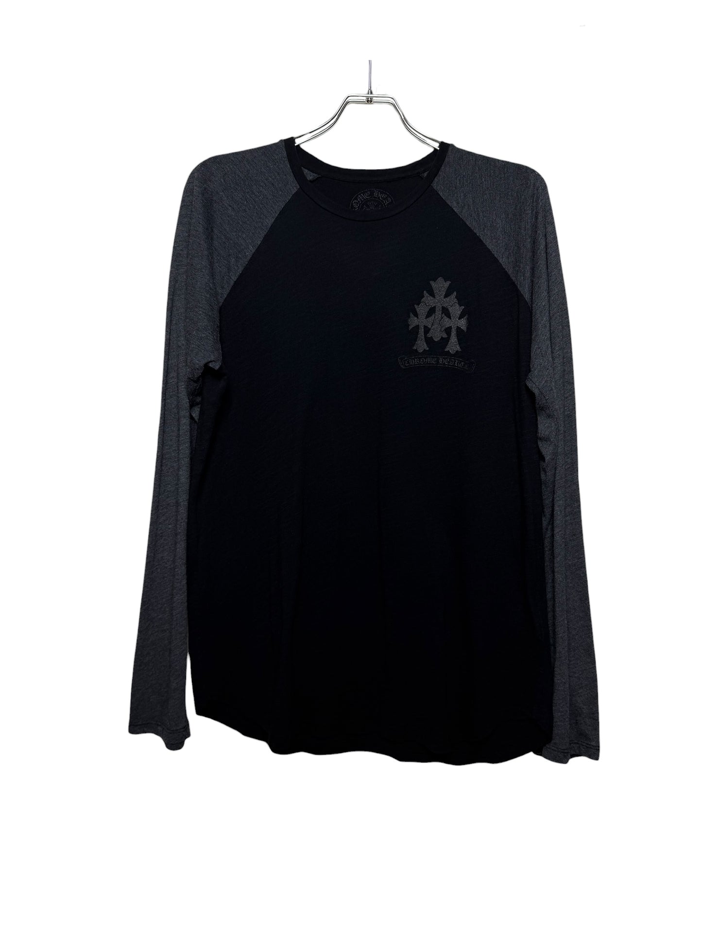 Chrome Hearts Cemetery Cross Raglan Long Sleeve T-shirt セメタリークロスラグラン