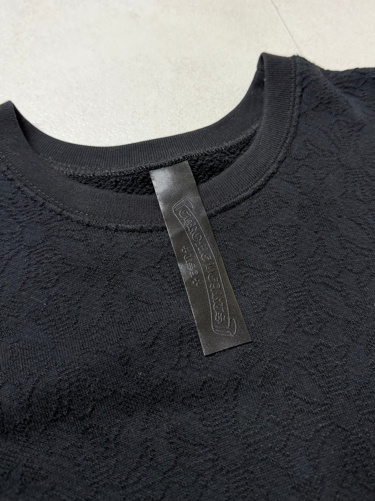 Chrome Hearts Y NOT CHプラスジャガードクルーネックスウェット M