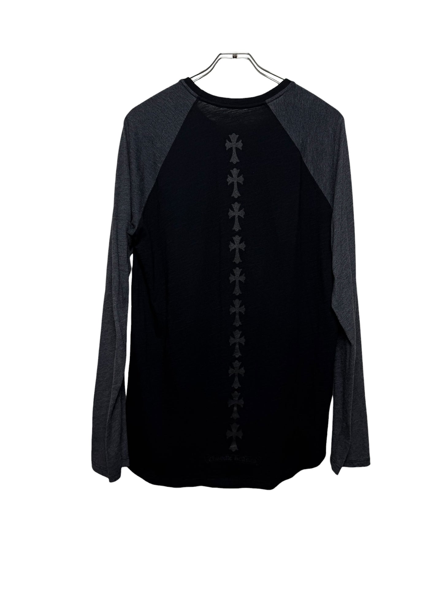 Chrome Hearts Cemetery Cross Raglan Long Sleeve T-shirt セメタリークロスラグラン