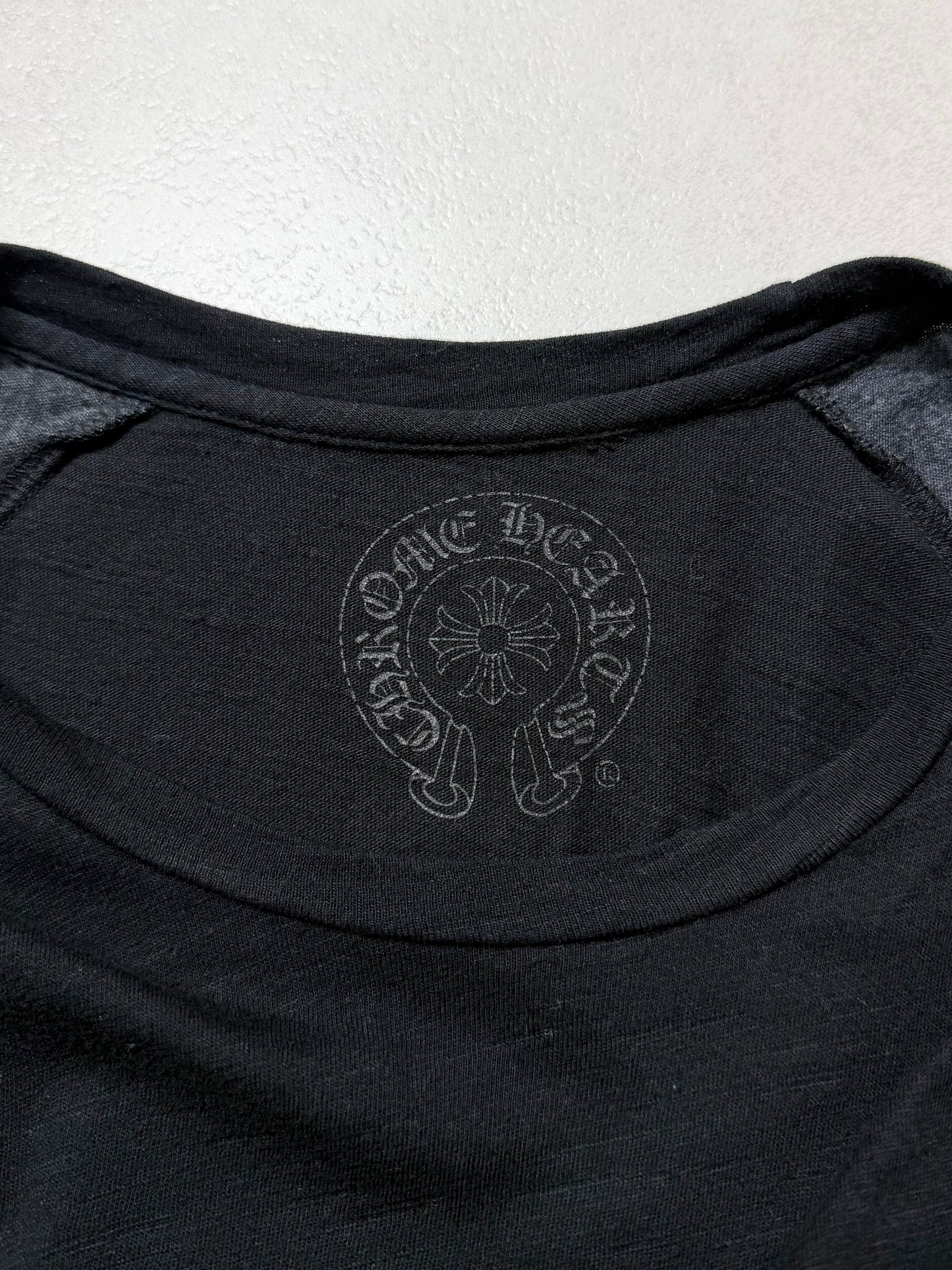 Chrome Hearts Cemetery Cross Raglan Long Sleeve T-shirt セメタリークロスラグラン