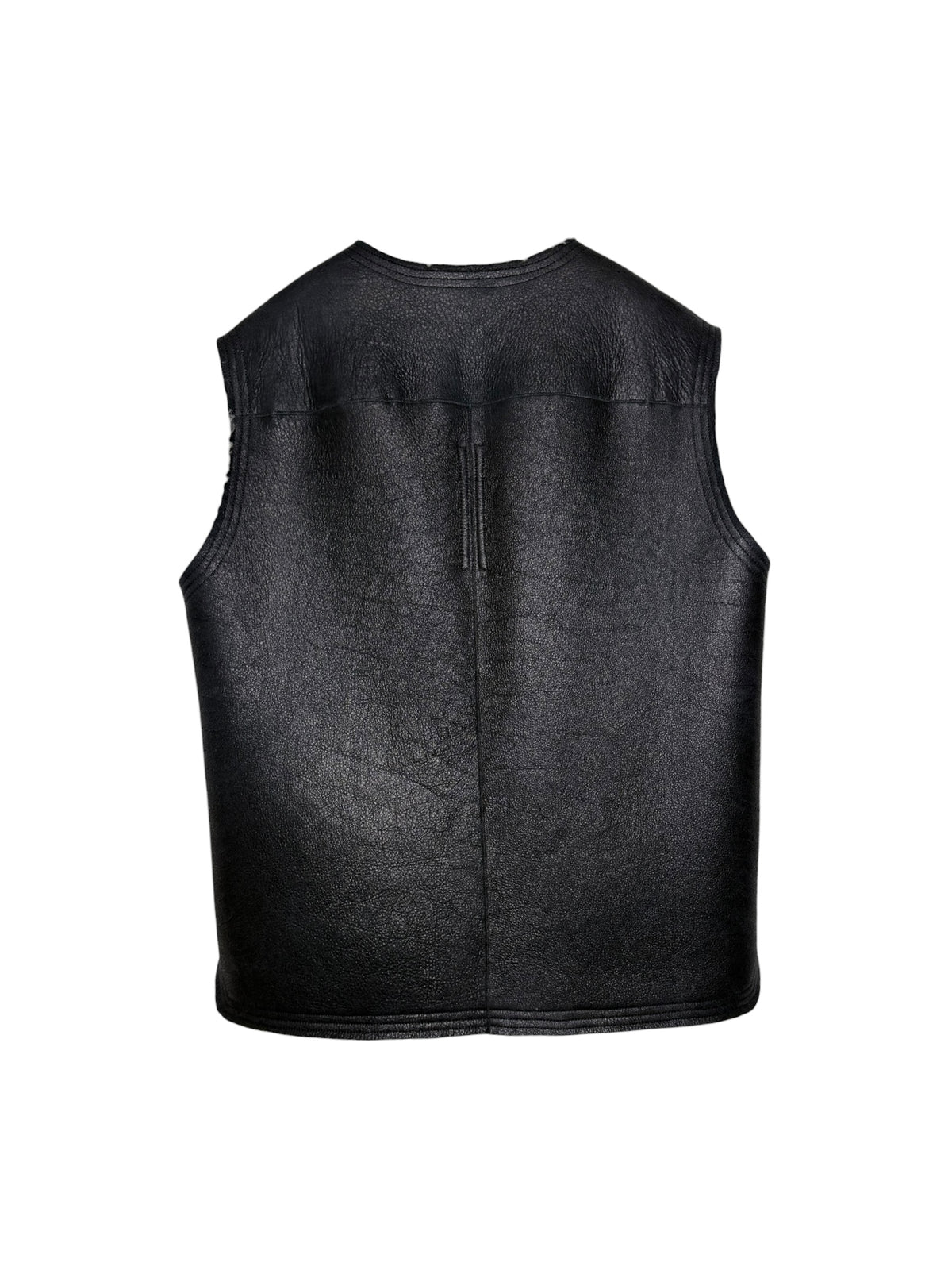 RickOwens sheepskin vest ラムスキン べストUS40