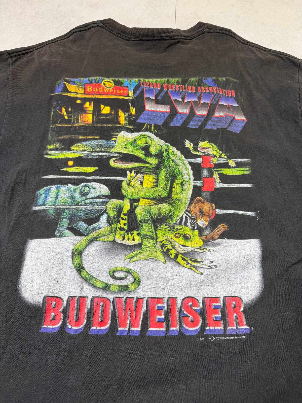 Budweiser LWA 1998 Tシャツ ブラック XL